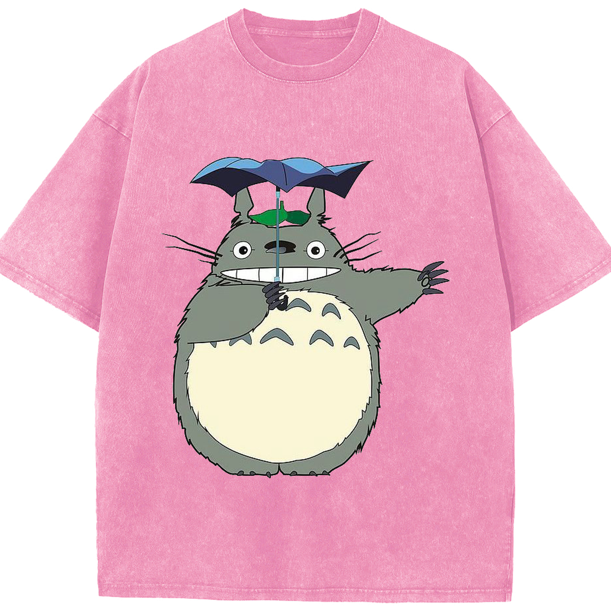 （画像用） となりのトトロ 草壁メイ 草壁サツキ My Neighbor Totoro Satsuki Kusakabe Mei Kusakabe 綿100% ヴィンテージ風 半袖Tシャツ（フロントプリント）